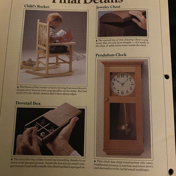 🎉5/$10🎉 Woodsmith magazine vol 15 number 89 October 1993 pendulum clock - Picture 7 of 7